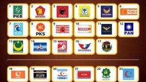 Parpol peserta pemilu 2024. (Foto/KPU)