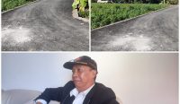 Foto kolase: Dugaan pelanggaran Jalur Hijau di Gang Titi Batu (atas). Wayan Sutita, praktisi hukum agraria (bawah). (Krisna Putra/wacanabali.com)