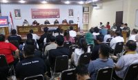 Rapat pleno penetapan DPT Kota Denpasar untuk Pemilu 2024. Rapat digelar di kantor KPU setempat, Rabu (21/6/23). (Foto/KPU Denpasar)