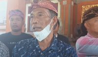 Salah satu perwakilan masyarakat Desa Adat Ungasan, Made Windra. (Dewa Fathur/wacanabali.com)