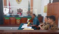 Foto: Suasana sidang praperadilan TP Merek Dagang "Fettucheese", Polda Bali hadirkan saksi ahli, pada Jumat (16/6/2023) kemarin. (Krisna Putra/wacanabali.com)