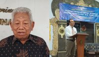 Kolase Foto: Ketua YPLP PT IKIP PGRI Bali I Gusti Bagus Artha Negara M.Pd (Kiri) (kanan) Rektor Universitas PGRI Mahadewa Indonesia (UPMI), Prof I Made Suarta M.Hum. (Dewa Fathur/wacanabali.com).