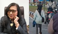 Foto: Kolase foto (kiri) pemerhati anak Siti Sapurah (Ipung) (kanan) Gepeng di sekitar bypas Ida Bagus Mantra Sumber: Dewa Fathur Wacanabali.com