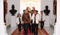 Foto: Pertemuan antara Presiden Joko Widodo (Jokowi) dengan PP KMHDI di Istana Merdeka pada Selasa, (8/08/23) (Sumber: PP KMHDI)