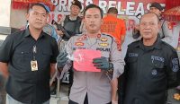 Foto: gelar kasus penangkapan resedivis (Sumber: Humas Polresta Denpasar)