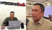 Foto kolase: Wartawan senior, I Gusti Ngurah Dibia (kiri), Wakil Ketua Dewan Pers, Agung Dharmajaya. Sumber: Dewa Fathur/ wacanabali.com