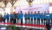 Foto: Pelantikan pengurus SMSI periode 2023-2028 di Ina Bali Heritage Denpasar, Kamis (19/10/23). Sumber: Dewa Fathur/ wacanabali.com