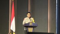 Foto: Kapolda Bali saat konferensi pers mengenai hasil kinerja Polda Bali tahun 2023, Kamis(28/12/23) Sumber; dok/Polda Bali.