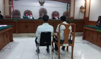 Sidang lanjutan Pungli UPKB Cekik dengan terdakwa Ida Bagus Ratu Suputra, SH dan I Gusti Putu Nurbawa di Pengadilan Tipikor Denpasar, Rabu (10/1/24). Sumber: Dewa Fathur/wacanabali.com