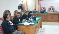 Sidang lanjutan SPI Unud di Pengadilan Tipikor di Pengadilan Tipikor Denpasar Selasa (16/1/24).