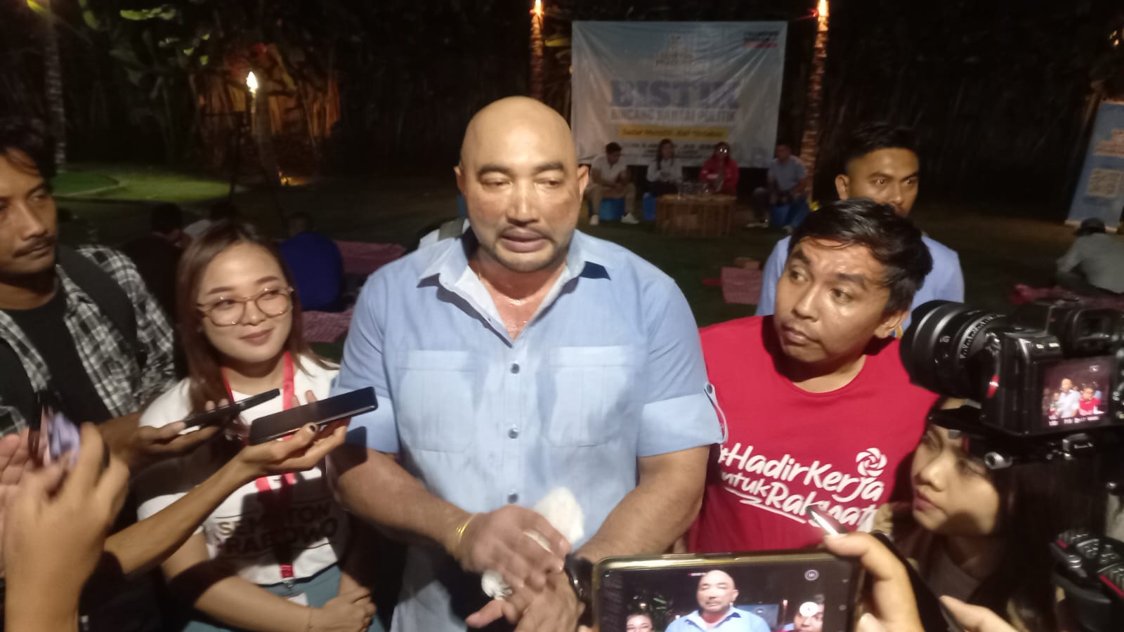 Foto: Ketua TKD Prabowo-Gibran Provinsi Bali, Made Muliawan Arya. (Gung Kris/wacanabali.com)