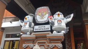 Foto: Kantor KPU Kota Denpasar. Sumber: Komang Ari/Wacanabali.com