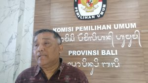 Foto: Ketua KPU Provinsi Bali, I Dewa Agung Gede Lidartawan. Sumber: Yulius N/wacanabali.com