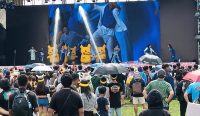 The Pokémon Company, menggelar ‘Pikachu’s Indonesia Journey’ di lapangan Puputan Margarana Denpasar, Minggu (3/3/24). Sumber: Dewa Fathur/wacanabali.com
