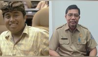 Foto: Kolase (kiri) Praktisi Hukum Adat I Made Somya Putra MH (kanan) Kepala Dinas Pemajuan Masyarakat Adat I Gusti Agung Ketut Kartika Jaya Seputra. (Dewa Fathur/wacanabali.com)