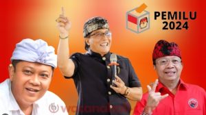 Foto: Visual art Wacana Pilgub 2024, Sabtu (2/3/24). (Gung Kris/wacanabali.com)