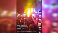 Foto: Pengarakan Ogoh-Ogoh dengan Sound System dan Musik ala DJ Viral. (TikTok Blitawan)