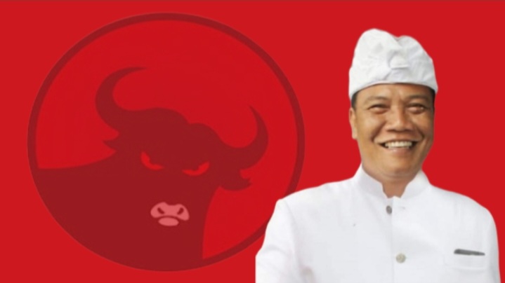 Foto: Ketua DPC PDIP Kabupaten Klungkung Anak Agung Gede Anom. (Dewa Fathur/wacanabali.com)