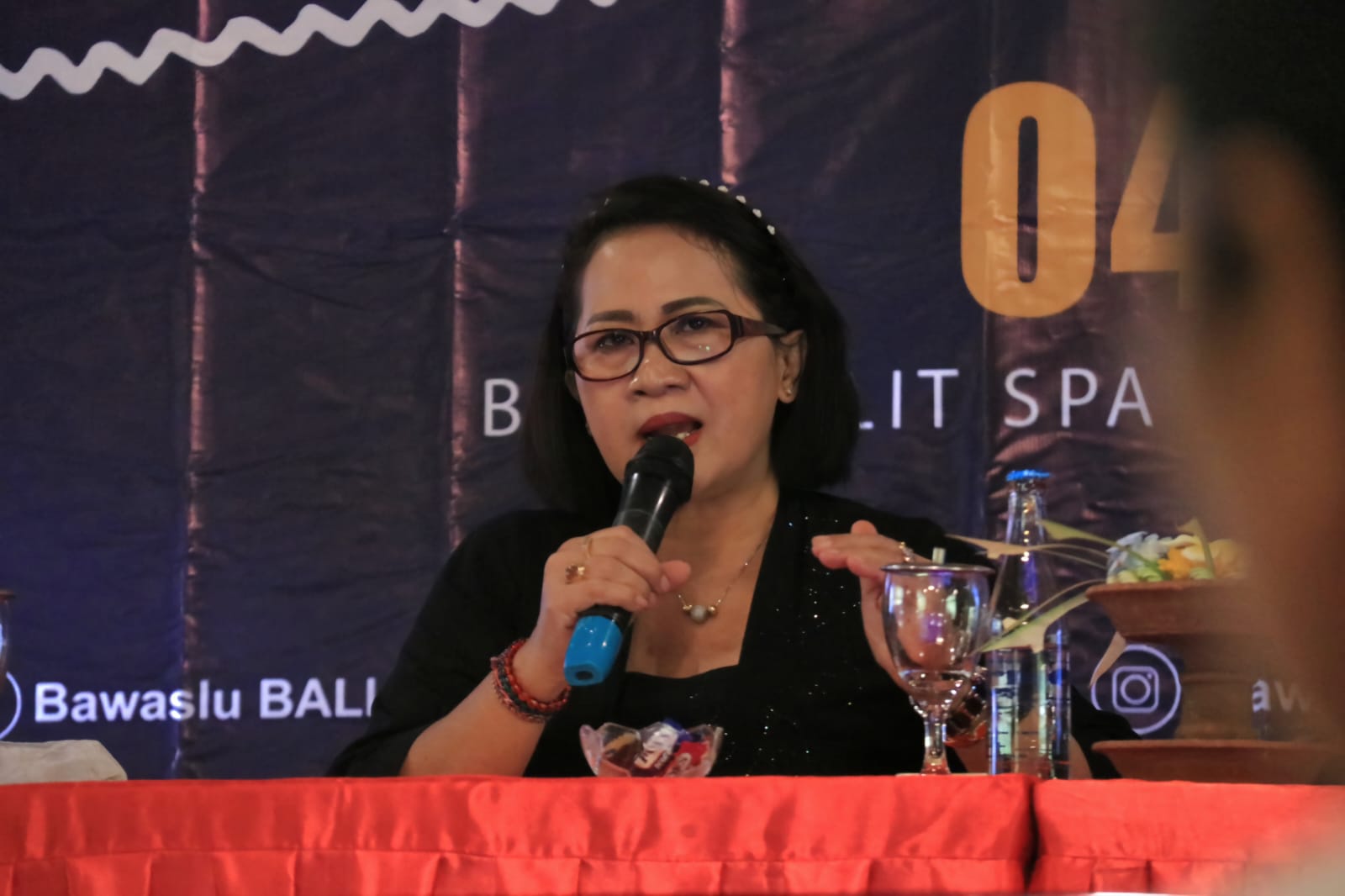 Foto: Koordinator Divisi Pencegahan, Partisipasi Masyarakat, dan Hubungan Masyarakat Bawaslu Bali Provinsi Bali, Ketut Ariyani (Sumber: Bawaslu Bali).