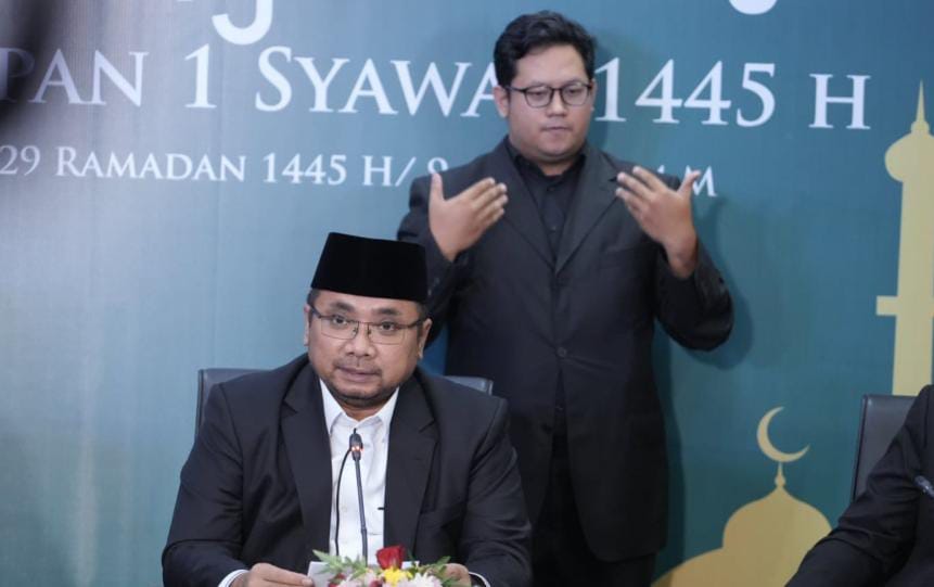 Foto: Manag RI Yaqut Cholil Quomas. Sumber: Kemenag.