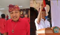 Kolase Foto (kiri) Ketua DPC PDI Perjuangan Gianyar Agus Mahayastra (kanan) Ketua DPD PDI Perjuangan Provinsi Bali Wayan Koster (sumber: dok. Wacana)
