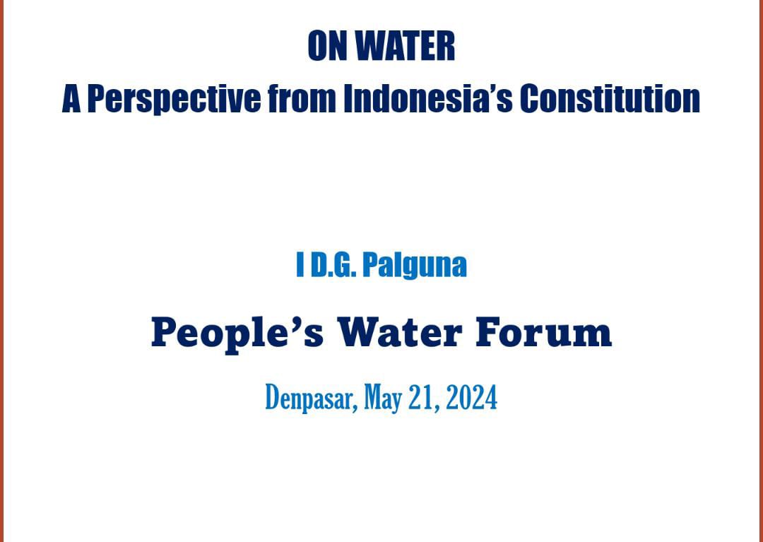 Foto: Tangkapan Layar Materi Presentasi yang Hendak Dibawakan I Dewa Gede Palguna. Sumber: Istimewa/Wacanabali.com