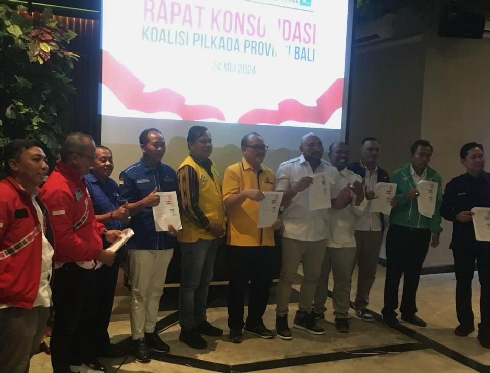 Foto: Rapat konsolidasi koalisi Pilkada Provinsi Bali. Sumber: Agus P