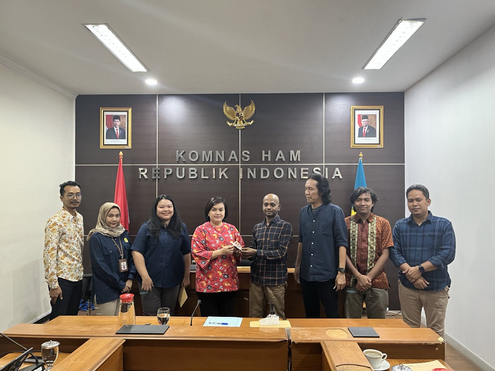 Foto: Panitia PWF didampingi YLBHI saat beraudiensi dengan Komnas HAM Republik Indonesia. Sumber: istimewa