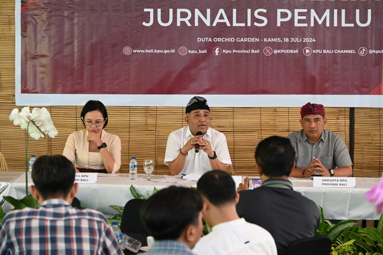 KPU Bali Gelar Media Gathering Bersama Jurnalis untuk Penguatan Informasi