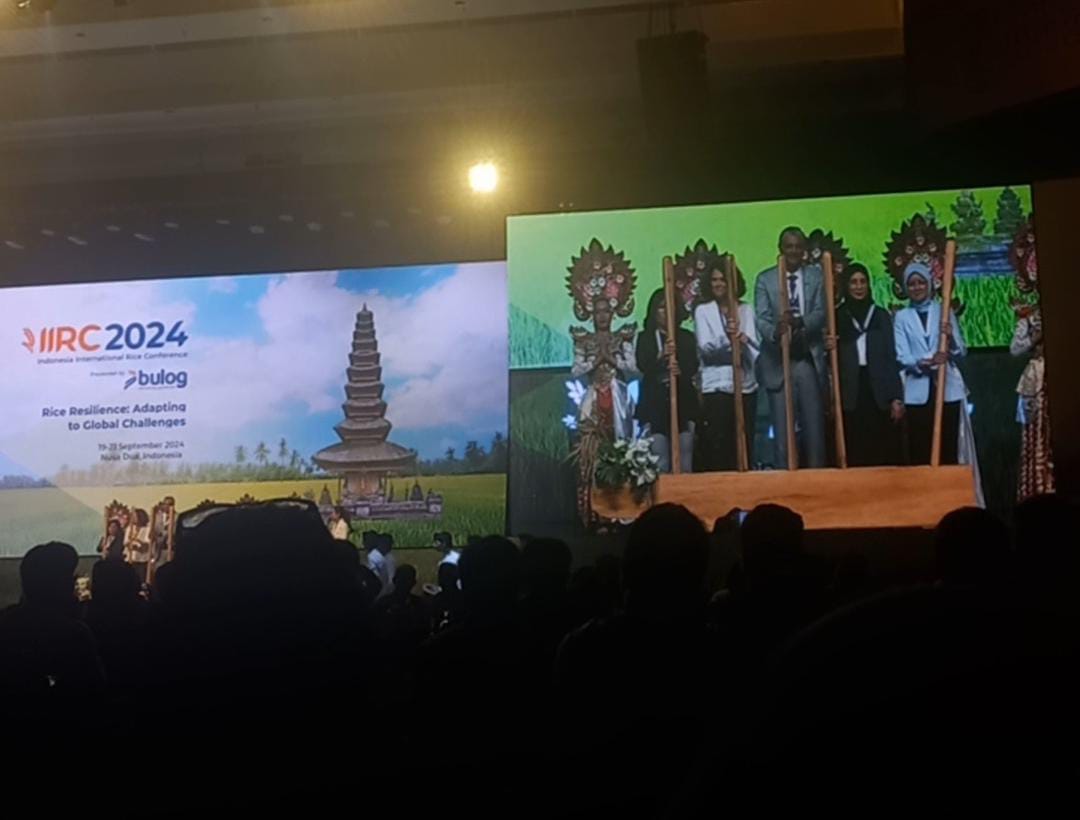 Foto: Pembukaan Acara Indonesia International Rice Conference (IIRC) 2024. Sumber: Komang Ari/Wacanabali.com