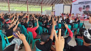 Foto: Kampanye putaran kedua paslon nomor urut 2, Koster-Giri di Buleleng. Sumber: Ist.