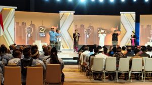 Foto: Debat kedua pasangan calon Gubernur dan Wakil Gubernur Bali. Sumber: Yulius N/wacanabali.com
