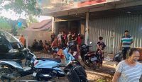 Foto: Suasana pembagian beras dari paslon 01 Pilgub maupun pilbup. Sumber: Ist.