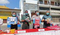 Foto: Pemusnahan barang bukti tindak pidana di Kejaksaan Negeri Denpasar. Sumber: Yulius N/wacanabali.com