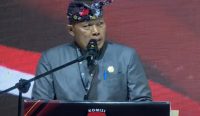 Foto: Tangkapan Layar Ketua KPU Klungkung, I Ketut Sudiana dalam Sambutannya di Debat Perdana Pilkada Klungkung, Jumat (15/11/24).