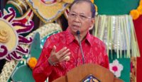Foto: Gubernu Bali Wayan Koster saat rapat koordinasi percepatan pembangunan Bali. Sumber: Ist.