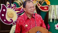 Foto: Gubernu Bali Wayan Koster saat rapat koordinasi percepatan pembangunan Bali. Sumber: Ist.