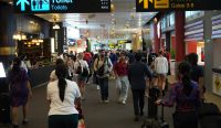 Foto: Situasi penumpang di Bandara Ngurah Rai. Sumber: Istimewa.