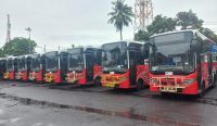 Foto: Salah satu transportasi publik di Bali, Trans Metro Dewata (TMD). Sumber: Komang Ari/Wacana Bali.
