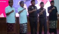 Gubernur Bali Wayan Koster saat menghadiri peresmian Bale Paruman Adhyaksa dan Bale Restorative Justice se-Kabupaten Badung, di Gedung Kerta Gosana, Kantor Bupti Badung, Kamis (8/5/25).