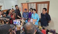 Foto: Jumpa pers terkait pengungkapan obat terlarang di BBPOM Denpasar. Sumber: Yulius N/wacanabali.com