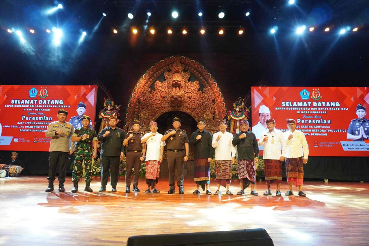 Foto: Peresmian Bali Kertha Adhyaksa Kota Denpasar di Lumintang. Sumber: Ist.