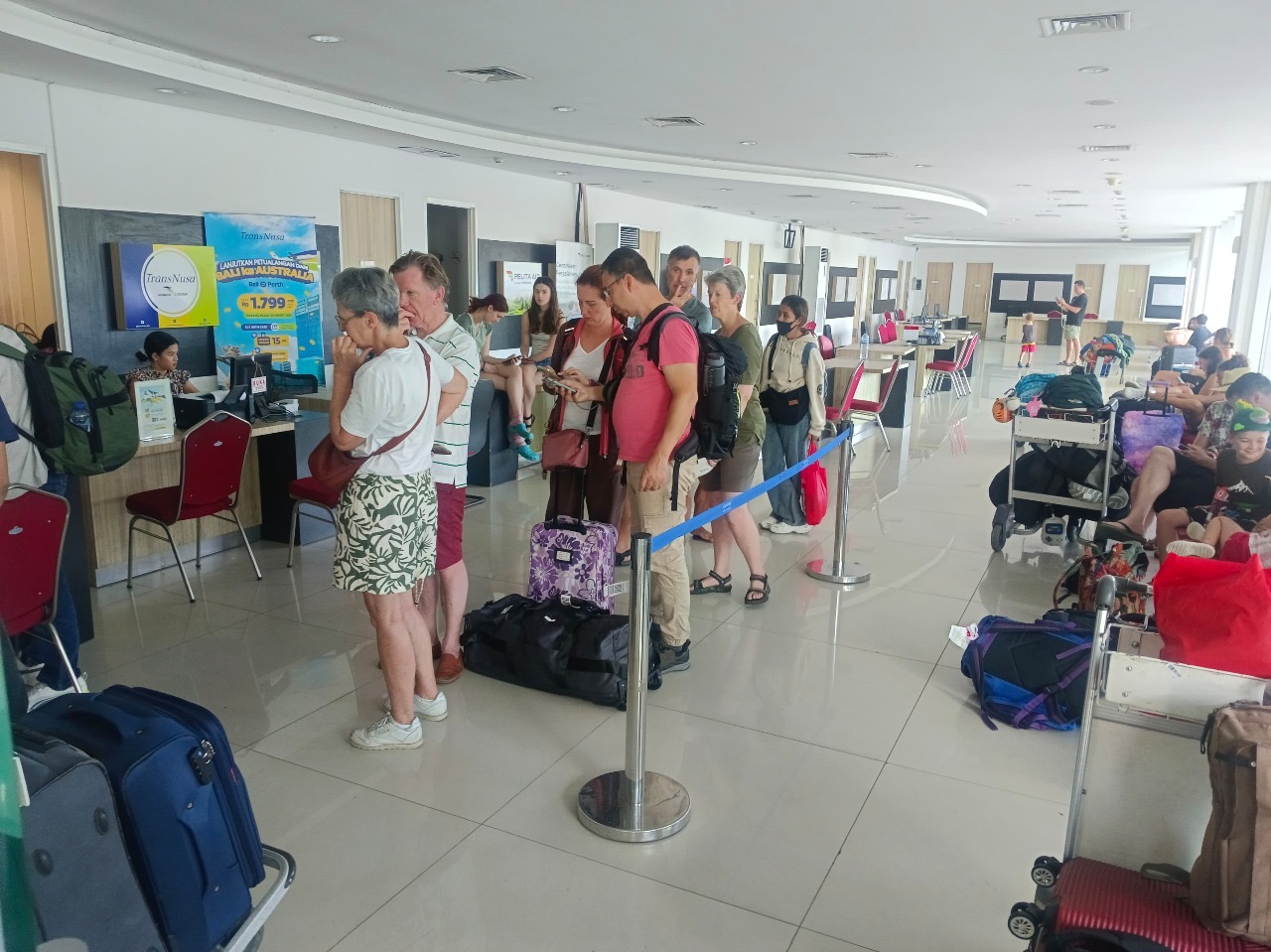 Foto: Situasi Bandara Internasional I Gusti Ngurah Rai, Bali. Sumber: Ist.