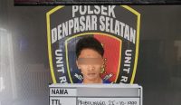 Foto: terduga pelaku pencurian ular di kos-kosan di Sidakarya, Denpasar Selatan. Sumber: Ist.