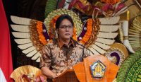 Wakil Gubernur Bali Nyoman Giri Prasta saat menghadiri pelantikan pengurus PWI Bali, Selasa (22/07/2025). Foto: dok/Pemprov Bali