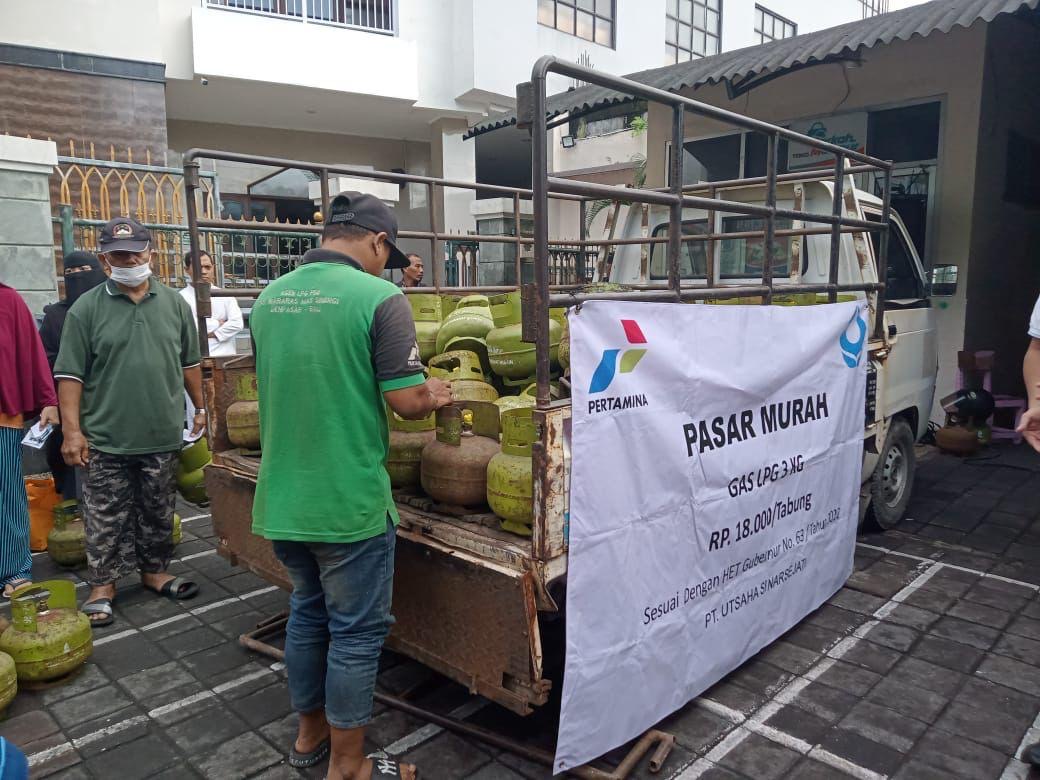 Foto: Pasar murah LPG 3 kg di Bali. Sumber: Istimewa.
