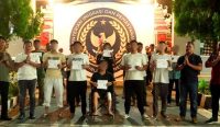 Foto: 26 orang warga binaan Lapas Kelas IIA Kerobokan yang mendapat amnesti. Sumber: Ist.