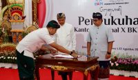 Foto: Pengukuhan Kepala Kantor Regional X BKN Denpasar. Sumber: Ist.