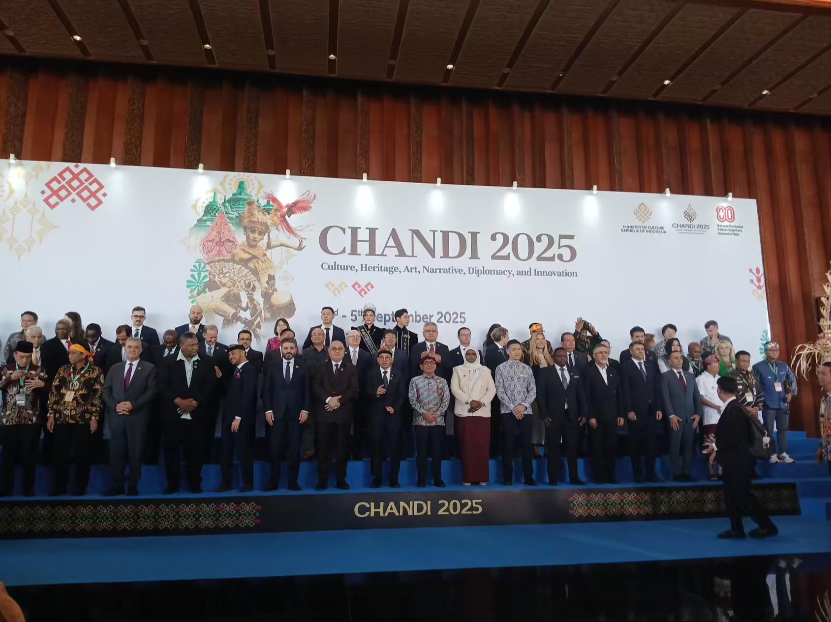 Foto: Sejumlah negara dan organisasi yang tergabung dalam forum CHANDI Summit 2025 di Bali. Sumber: Yulius N/wacanabali.com