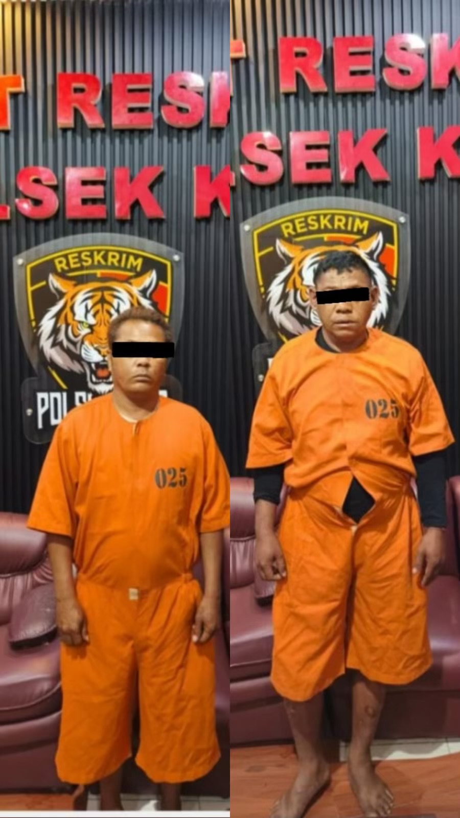 Foto: kedua pelaku yang mencopet uang milik wisatawan asal Australia senilai Rp20.000. Sumber: Ist.